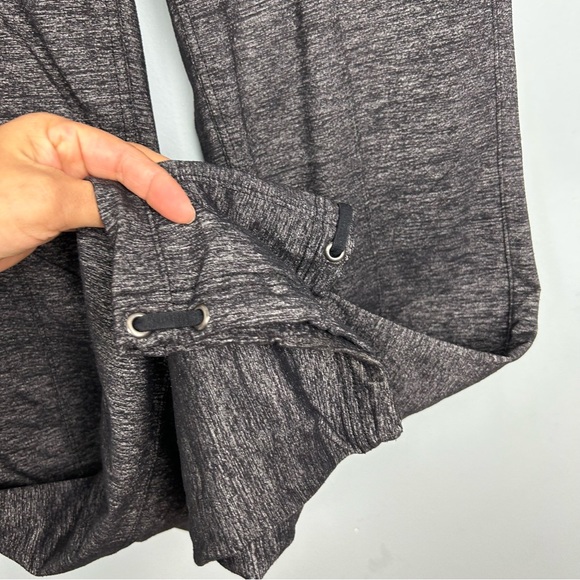 Athleta Quest metro slouch drawstring pull on pants S zip pockets charcoal gray - Picture 8 of 13
